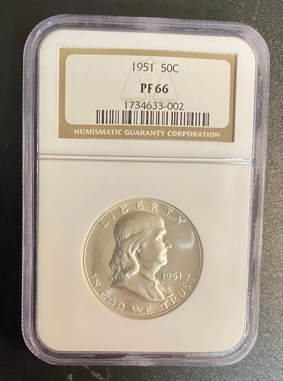 1951 Franklin Half Dollar - NGC PF66 PROOF 1951 Franklin Half Dollar - NGC PF66 PROOF