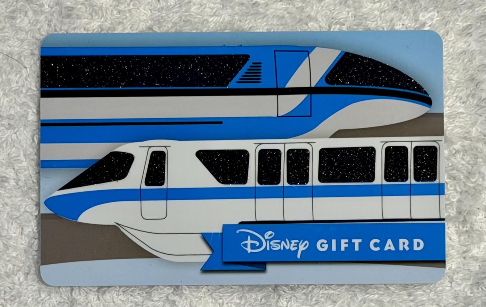 WALT DISNEY gift card. Monorail WALT DISNEY gift card. Monorail