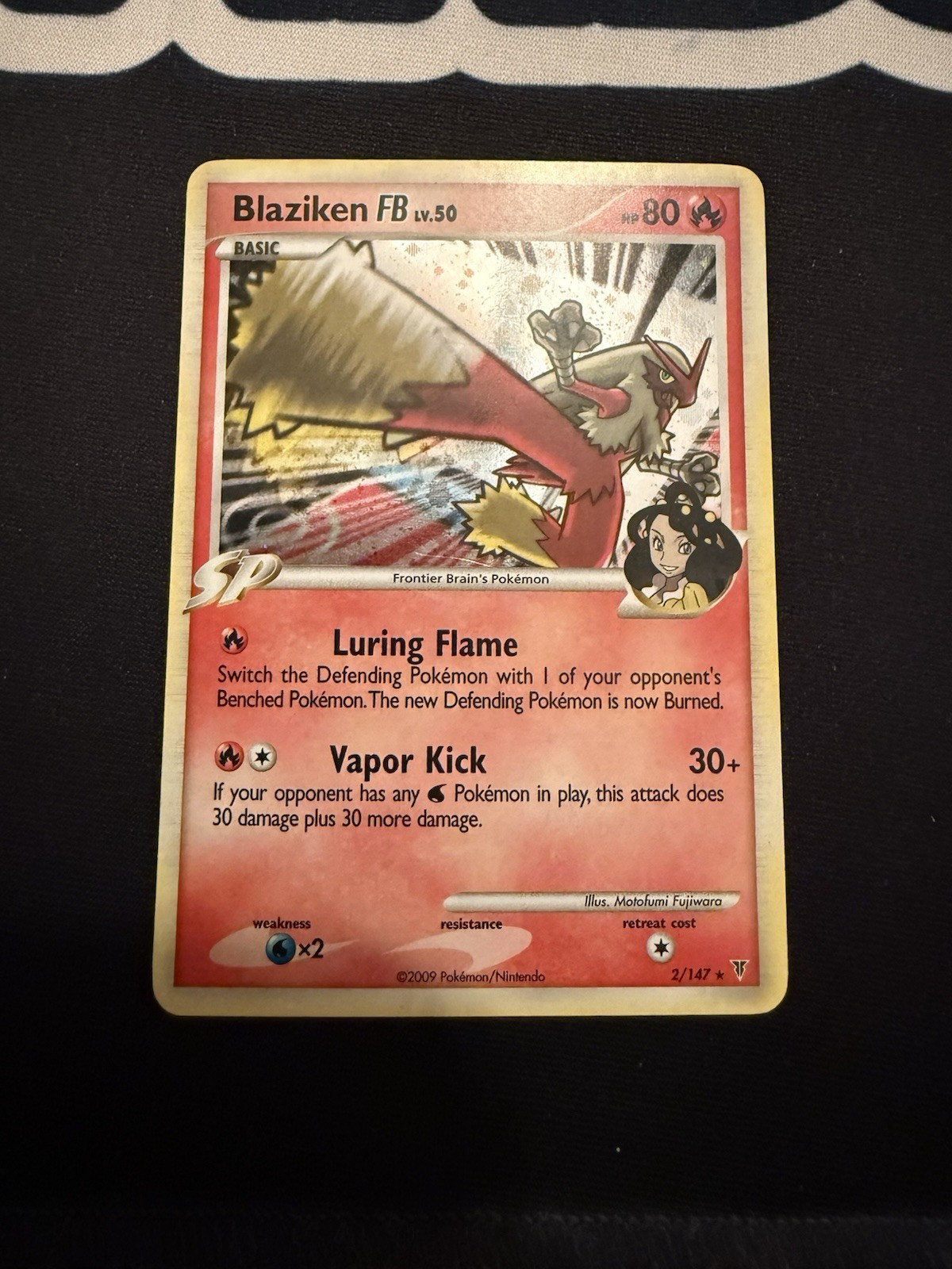Blaziken FB 2/147 Victors Holo Pokemon Card 2009 Blaziken FB 2/147 Victors Holo Pokemon Card 2009