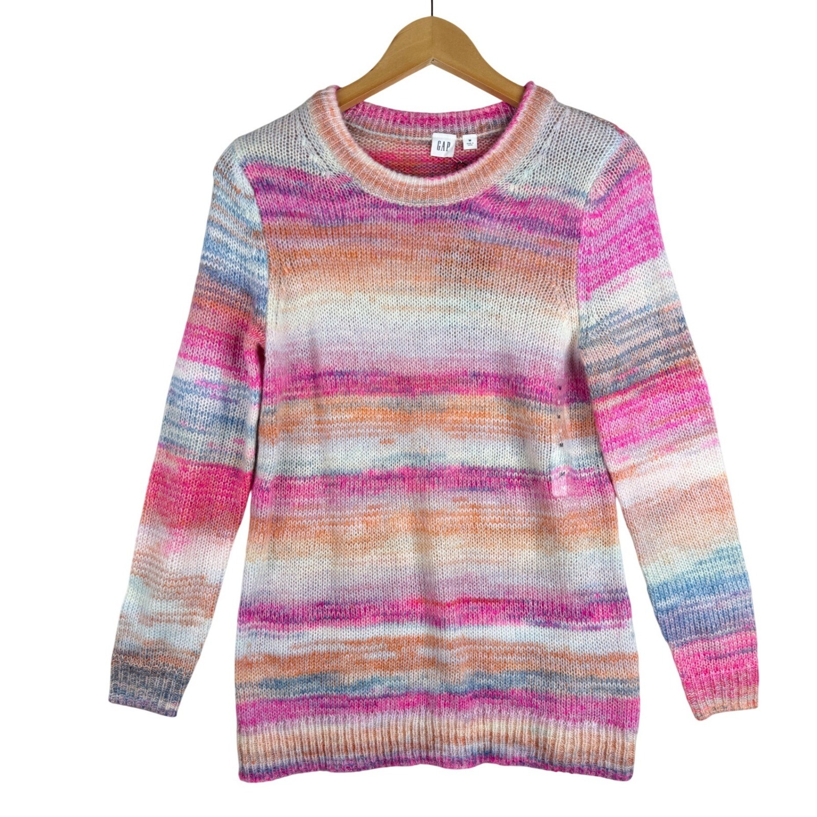 NWT Gap Womens Forever Cozy Pink Spacedye Crewneck Sweater size Medium NWT Gap Womens Forever Cozy Pink Spacedye Crewneck Sweater size Medium