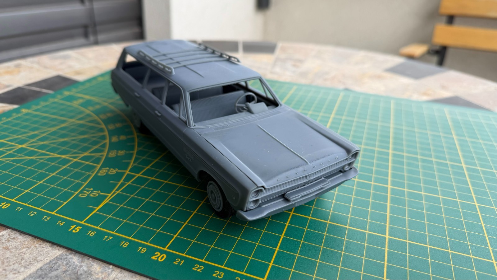 Resin 3D printed kit 1/25 scale 1965 Plymouth Fury III Station Wagon Resin 3D printed kit 1/25 scale 1965 Plymouth Fury III Station Wagon