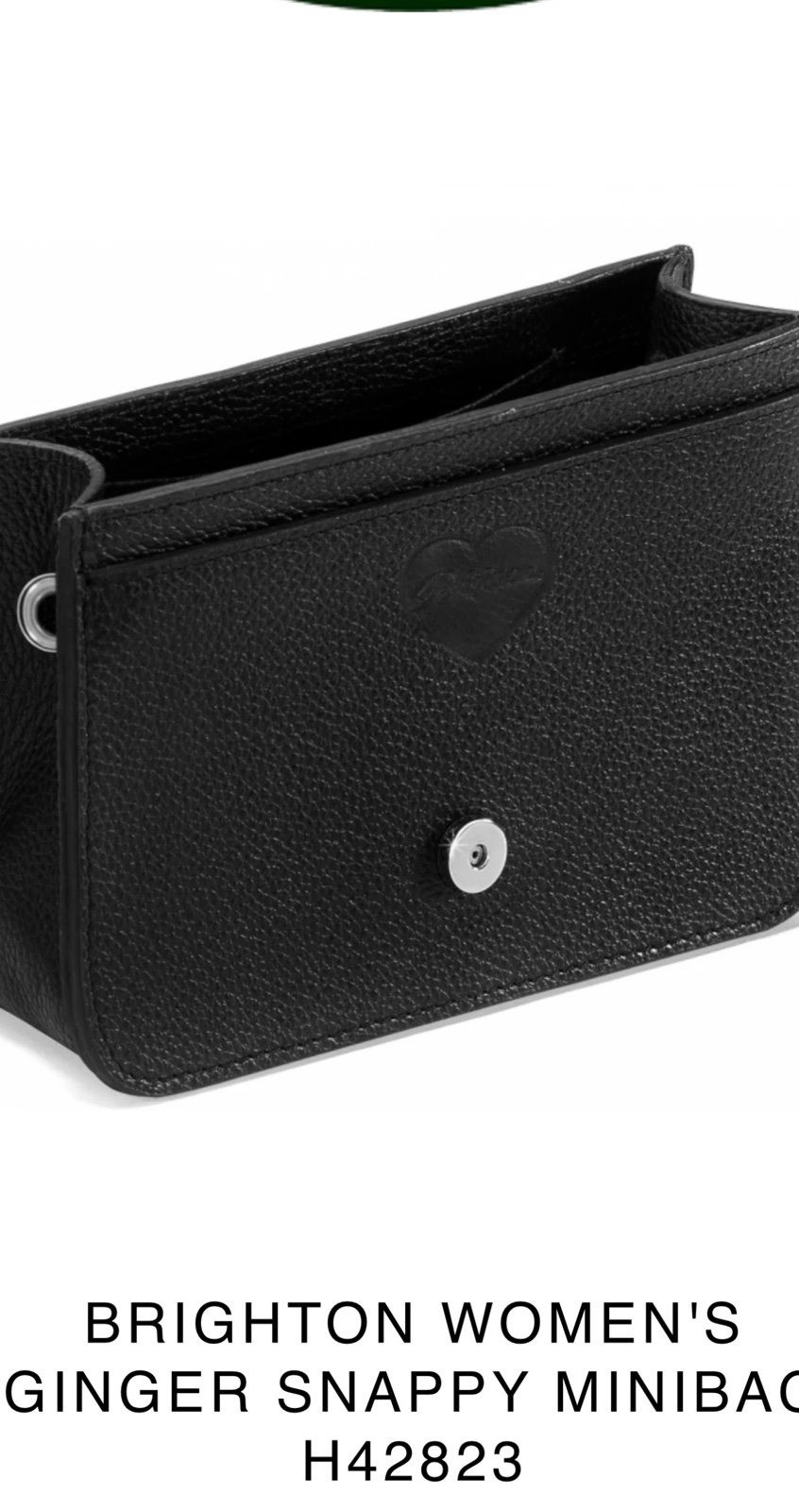 Brighton Ginger Snappy mini Messenger Crossbody Bag no flap BLACK $215 Brighton Ginger Snappy mini Messenger Crossbody Bag no flap BLACK $215