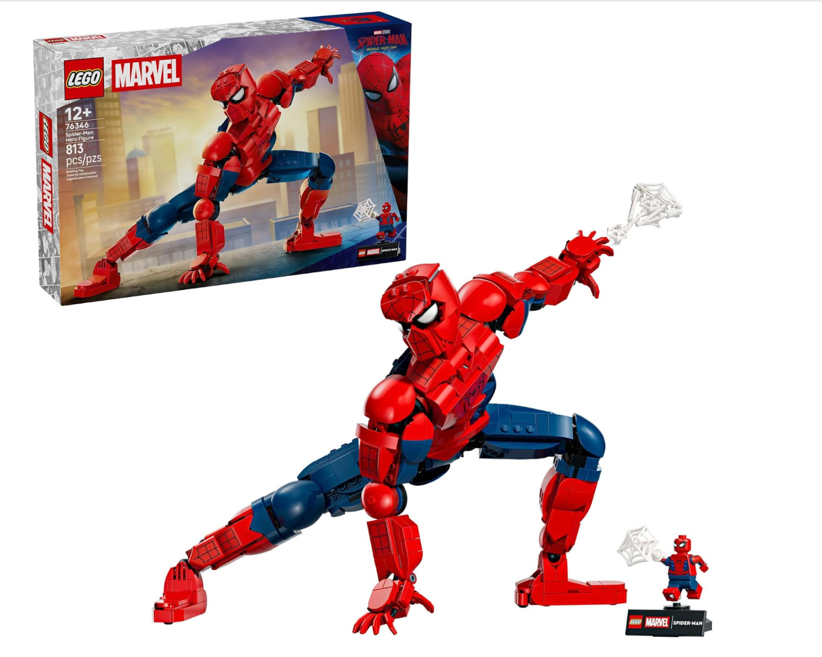 LEGO Marvel Spider-Man Hero Figure 76346 Buildable Action Figure 813 pcs NEW LEGO Marvel Spider-Man Hero Figure 76346 Buildable Action Figure 813 pcs NEW