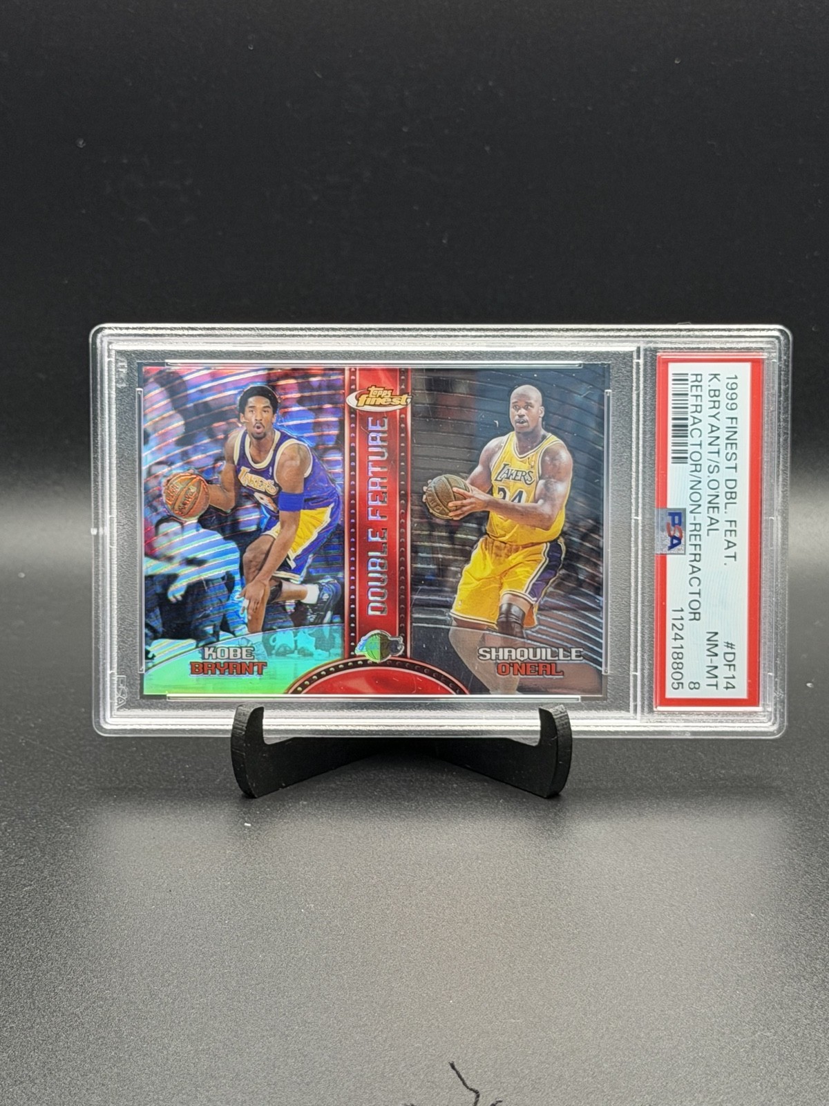 1999-00 Topps Finest - Double Feature Kobe Bryant, Shaquille O'Neal #DF14...