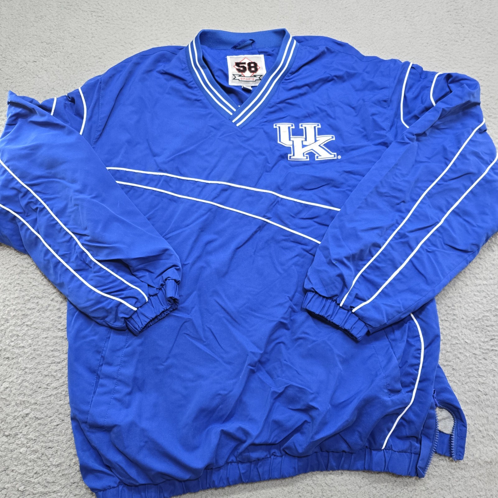 Vintage Kentucky Wildcats Pullover Jacket Mens XL Blue 58 Sports Vintage Kentucky Wildcats Pullover Jacket Mens XL Blue 58 Sports