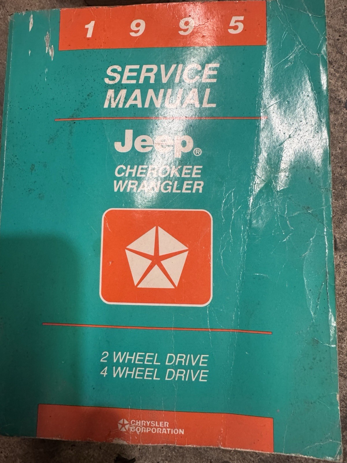 Oem Jeep Wrangler And Cherokee Service Manual 1995 Oem Jeep Wrangler And Cherokee Service Manual 1995