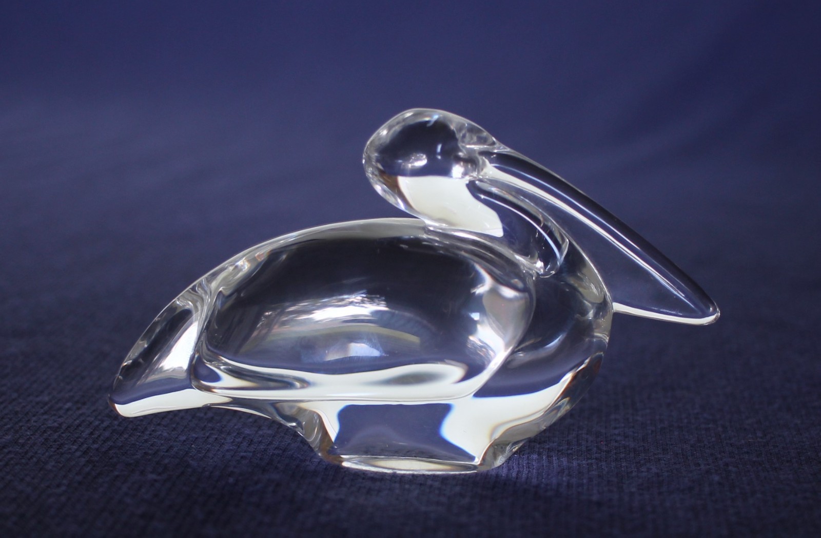 Wonderful Vintage Baccarat Crystal Pelican Bird 4.75