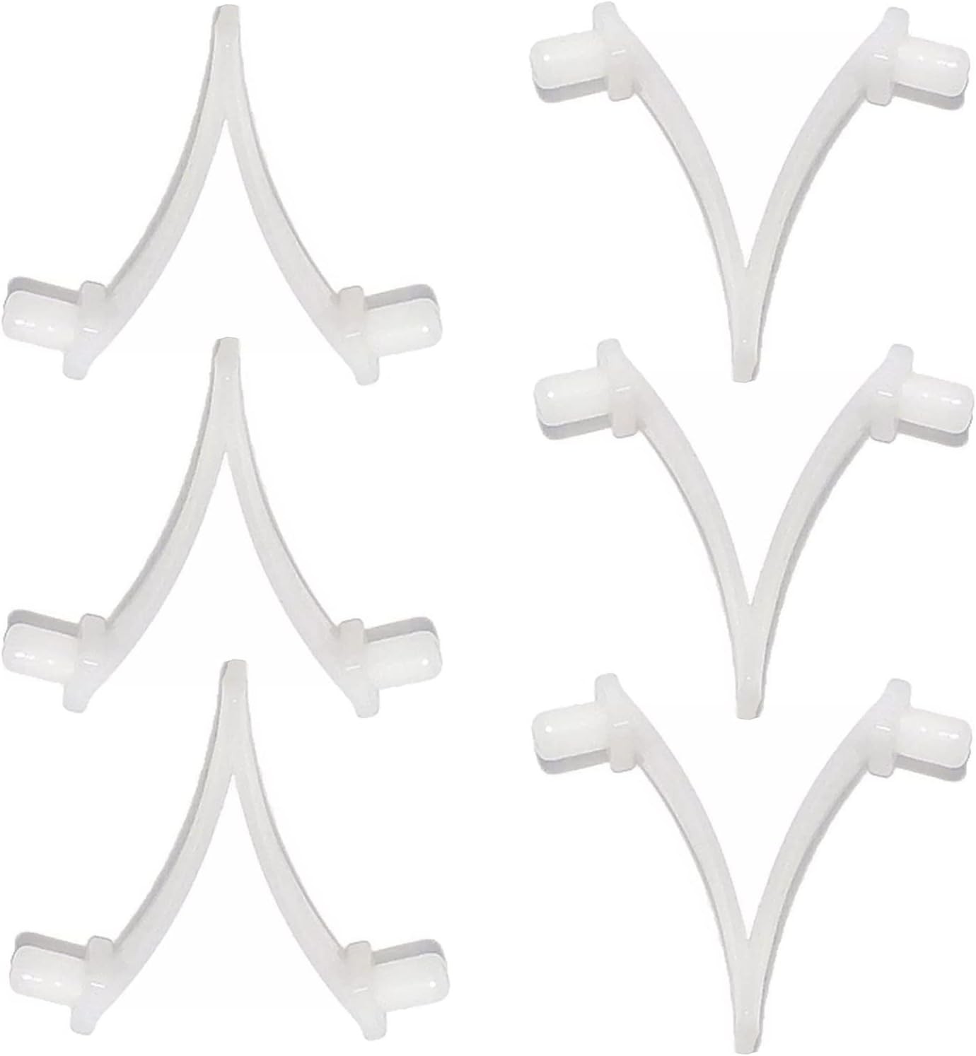 ATIE Butterfly Pool Clips - 6 Pack Attachment for Swimming White ATIE Butterfly Pool Clips - 6 Pack Attachment for Swimming White