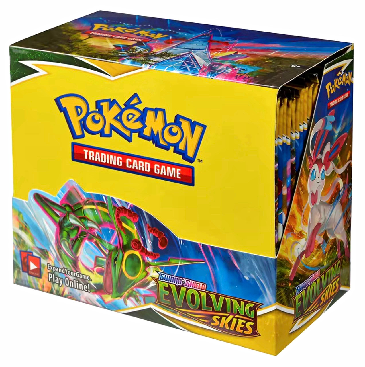 Pokémon TCG Sword & Shield Evolving Skies English Booster Box 360 Cards Pokémon TCG Sword & Shield Evolving Skies English Booster Box 360 Cards