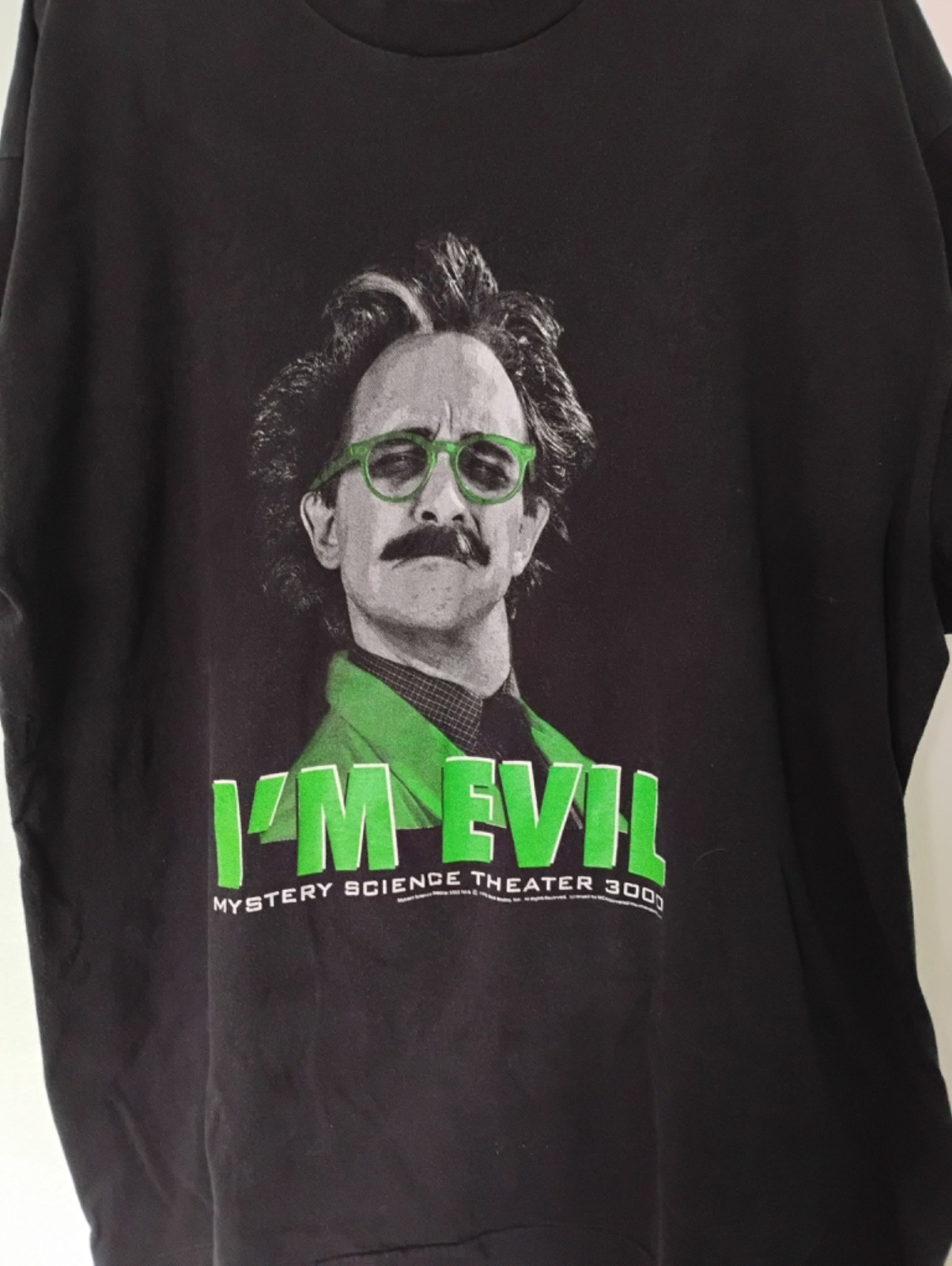 Vintage 90s Mystery Science Theater 3000 Dr Forrester IM EVIL T-Shirt MST3K XL Vintage 90s Mystery Science Theater 3000 Dr Forrester IM EVIL T-Shirt MST3K XL