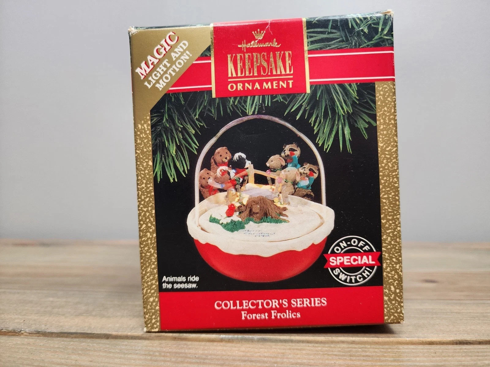 Hallmark Keepsake Ornament Collectors Series 1992 Forest Frolics --815-19 Hallmark Keepsake Ornament Collectors Series 1992 Forest Frolics --815-19