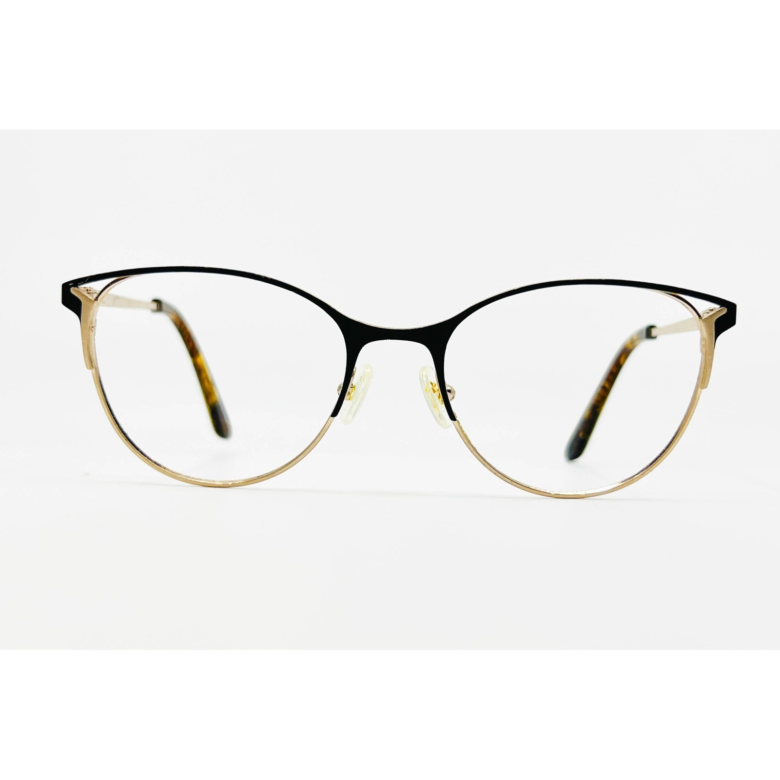 Karen Kane Eyeglass Frames Womens Black Gold Viognier Cat Eye 49-17-135
