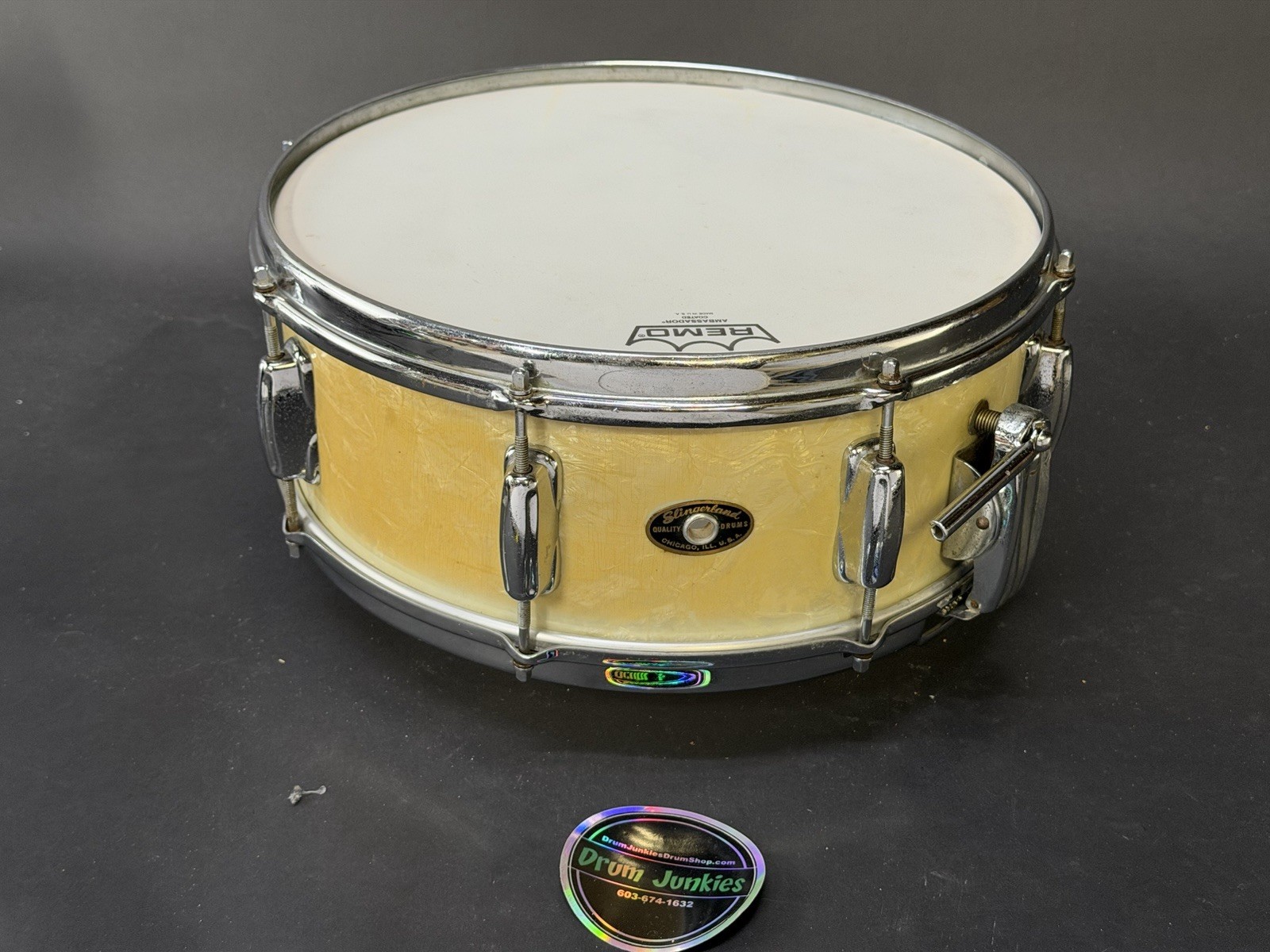 Slingerland 14x5.5 Snare Drum WMP  (April 10, 1958)