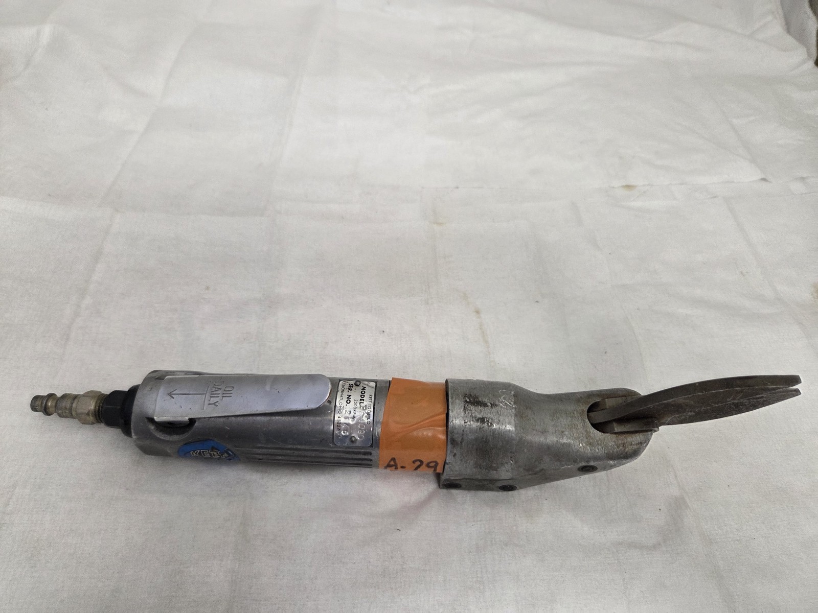 Kett Tool Co Model 4080 Pneumatic Sheet Metal Shears A-29