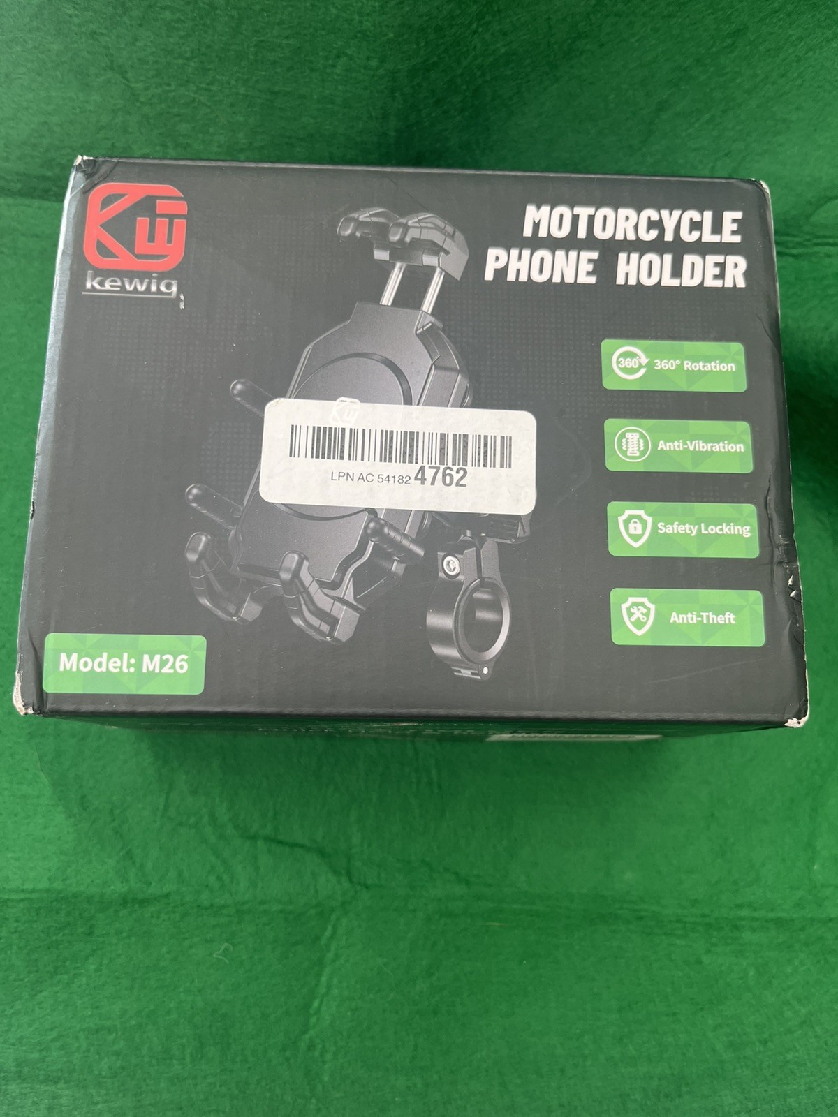 Kewig Motorcycle Phone Mount Model M26 Kewig Motorcycle Phone Mount Model M26