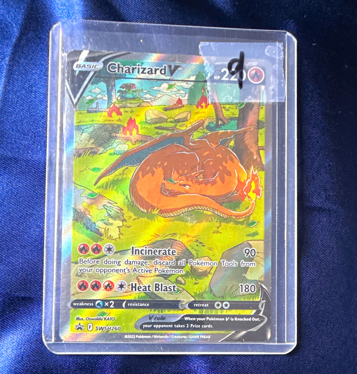 Pokémon TCG Charizard V Promo Holo Card SWSH260 SWSH Promo Set Age 6+