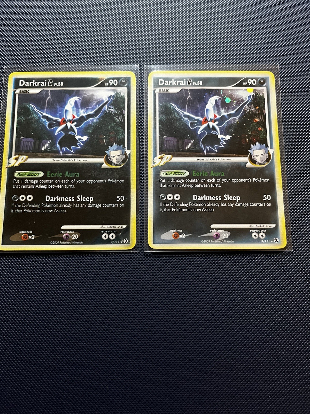 Darkrai G 3/111 Rising Rivals Reverse Holo & Holo Lot Of 2 / NEAR MINTY Darkrai G 3/111 Rising Rivals Reverse Holo & Holo Lot Of 2 / NEAR MINTY