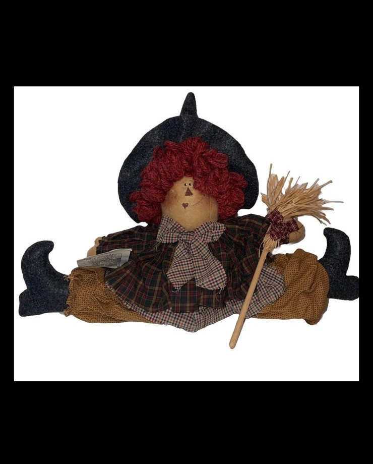 Cute Vintage 1996 Country Creations Ragdoll Scarecrow Primitive 12“ X 20“ Cute Vintage 1996 Country Creations Ragdoll Scarecrow Primitive 12“ X 20“