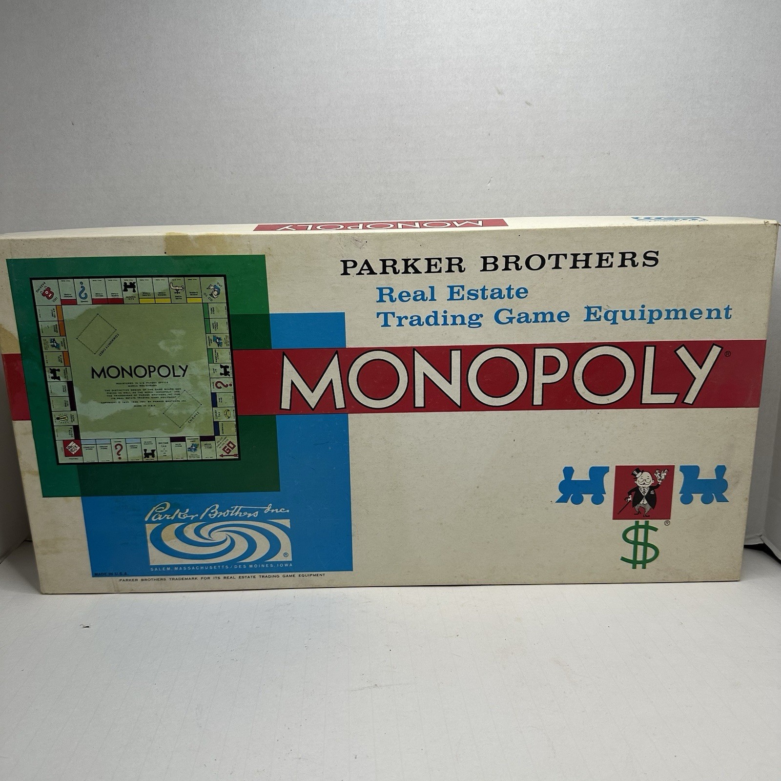 VTG 1961 Monopoly Board Game by Parker Brothers - COMPLETE/GOOD CONDITION VTG 1961 Monopoly Board Game by Parker Brothers - COMPLETE/GOOD CONDITION