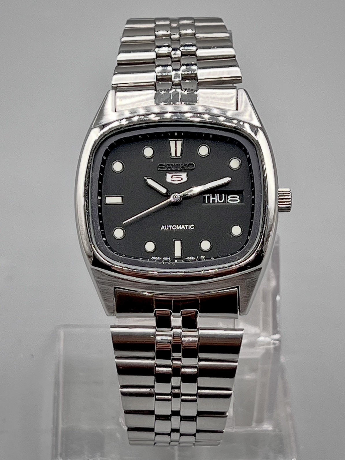 Vintage Seiko 5 Automatic 4216-504B Black Dial Day/Date Japan Men’s Watch