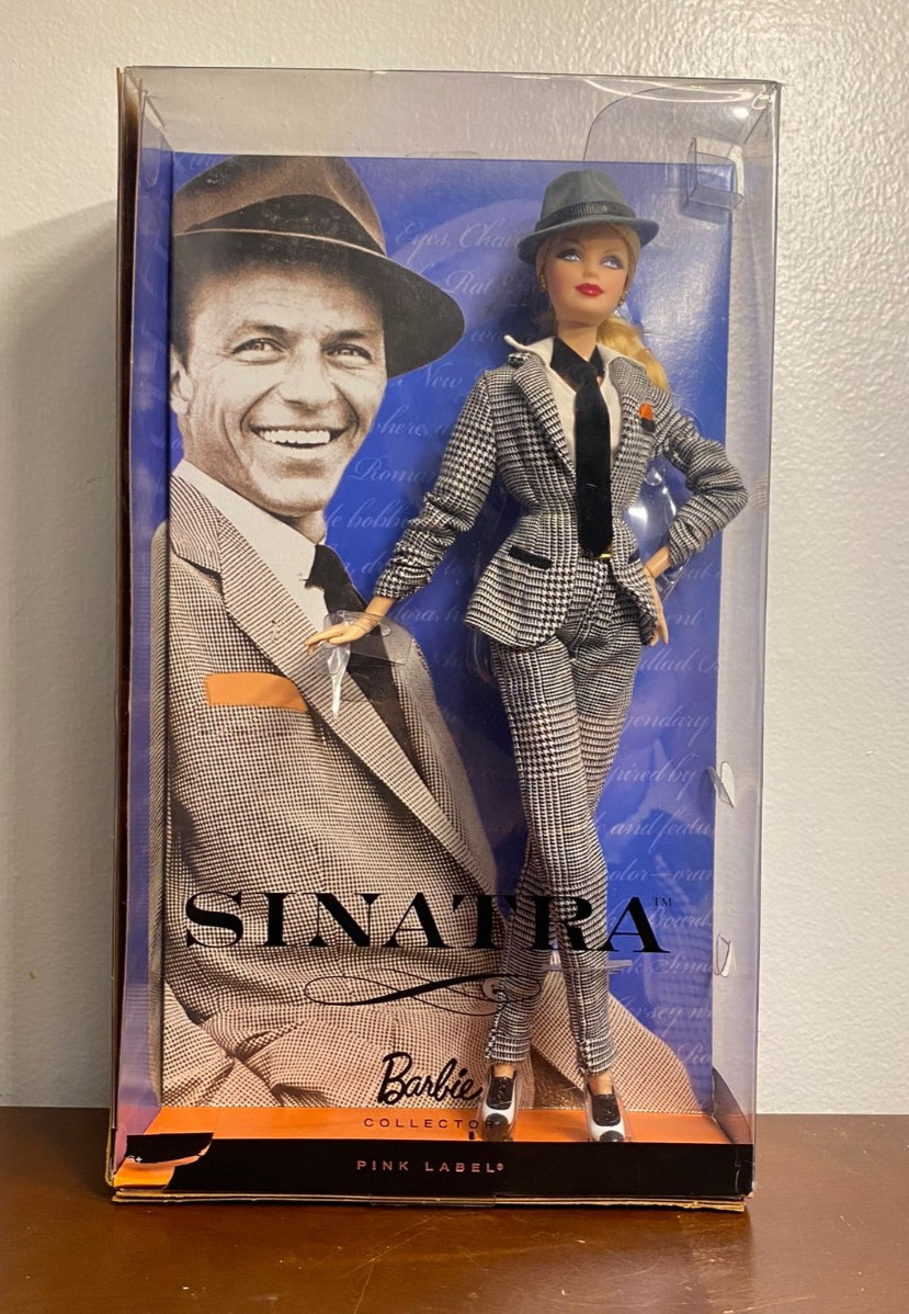 Barbie as Frank Sinatra Pink Label Collector Doll 2011 Mattel T7908 Barbie as Frank Sinatra Pink Label Collector Doll 2011 Mattel T7908