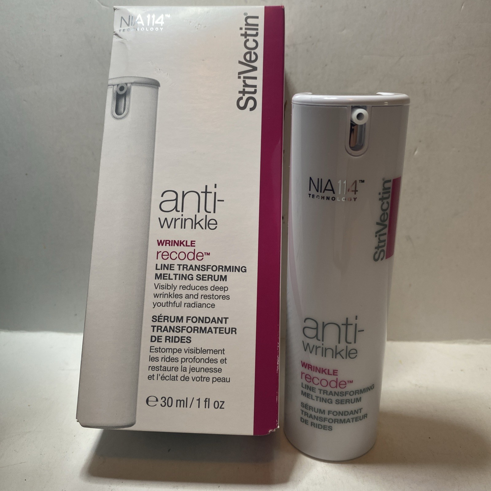 SLAE Strivectin AntiWrinkle Wrinkle Recode Line Transforming Melting Serum 1 oz. SLAE Strivectin AntiWrinkle Wrinkle Recode Line Transforming Melting Serum 1 oz.