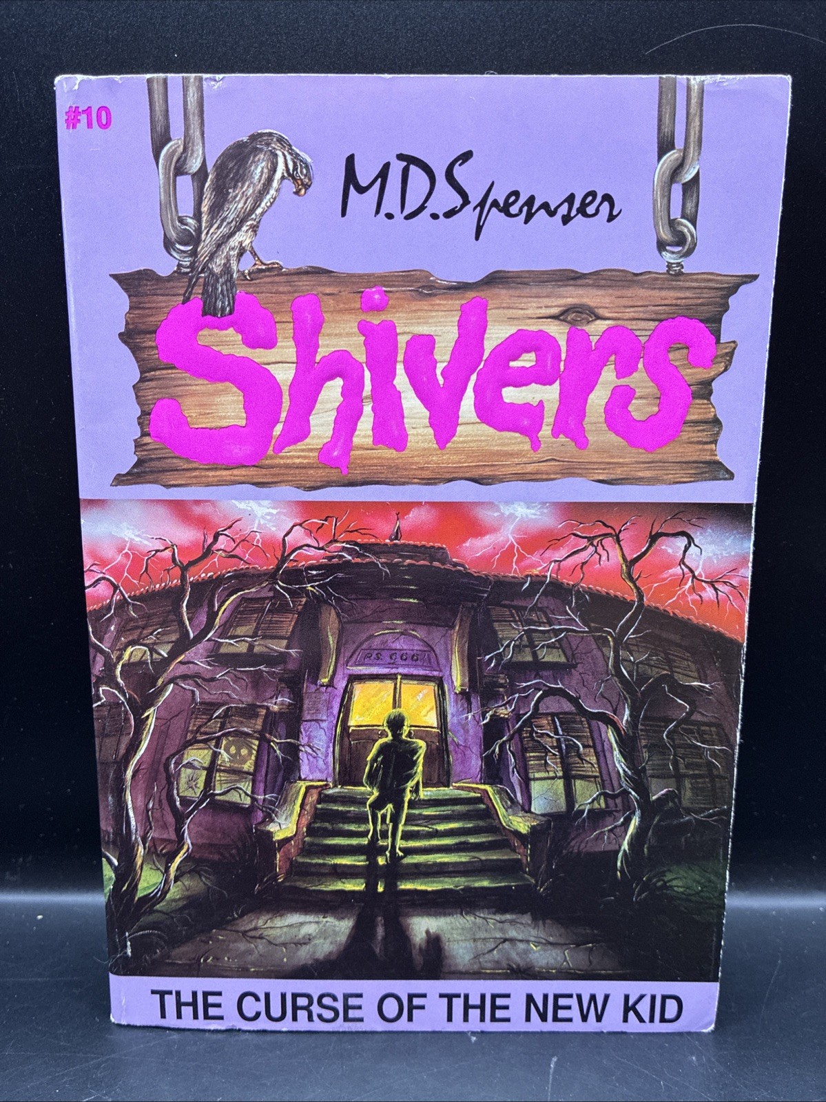 Vintage 1996 Shivers The Curse of the New Kid #10 M.D. Spenser YA Horror Vintage 1996 Shivers The Curse of the New Kid #10 M.D. Spenser YA Horror