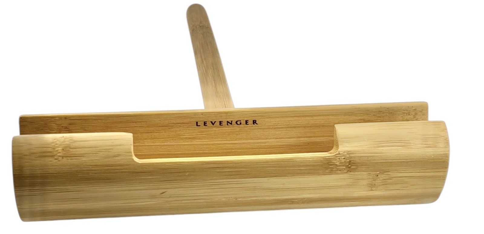 Levenger Bamboo Wood Tablet Stand For Desk Elegant Nantucket Style 9” Levenger Bamboo Wood Tablet Stand For Desk Elegant Nantucket Style 9”