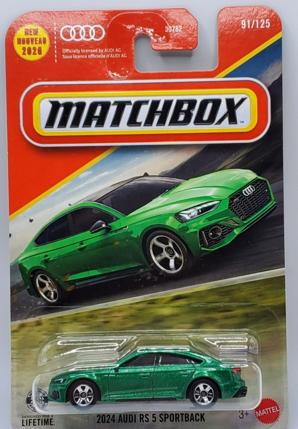 2026 Matchbox Green 2024 Audi RS 5 Sportback #91 2026 Matchbox Green 2024 Audi RS 5 Sportback #91