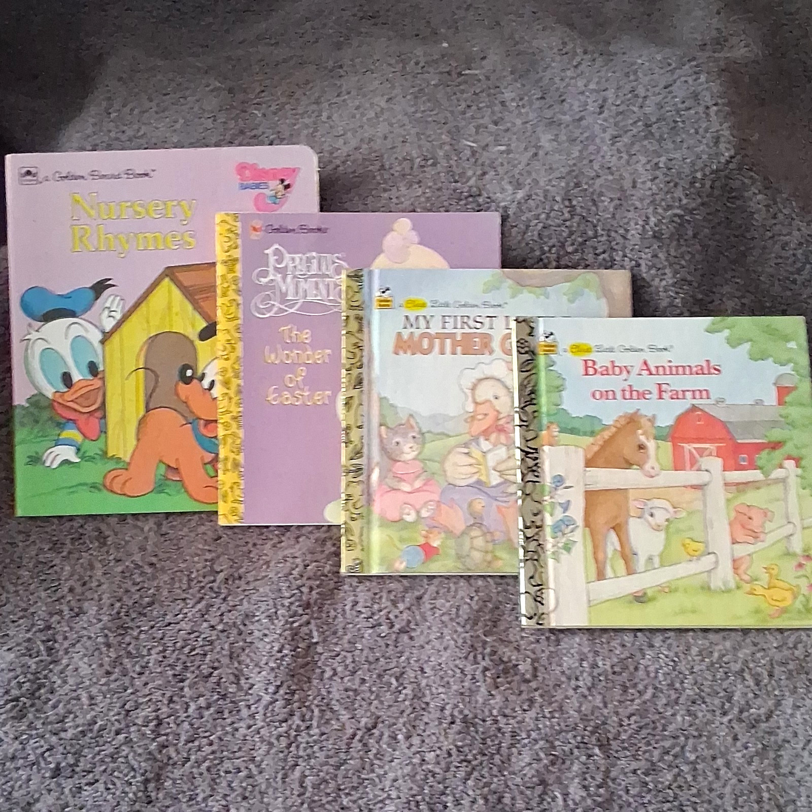 Vintage Children’s Book Lot of 4 Golden Books Disney Babies Precious Moments Far Vintage Children’s Book Lot of 4 Golden Books Disney Babies Precious Moments Far