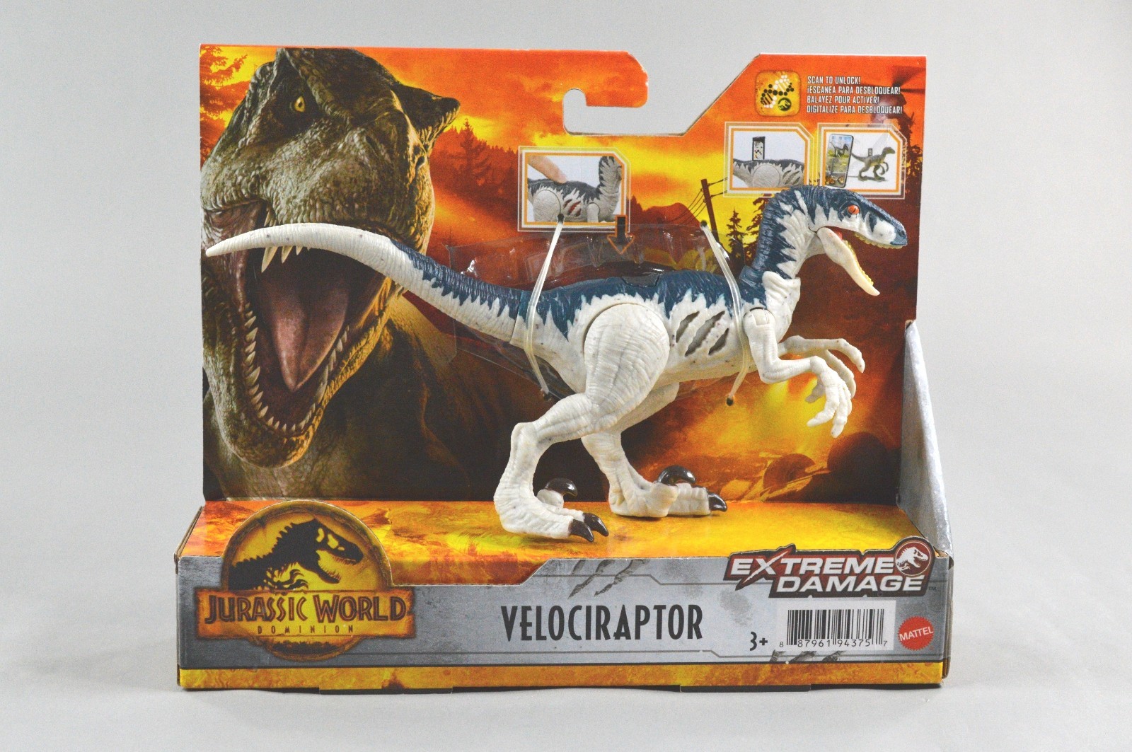 Jurassic World Dominion Extreme Damage Velociraptor Raptor Mattel NEW Jurassic World Dominion Extreme Damage Velociraptor Raptor Mattel NEW