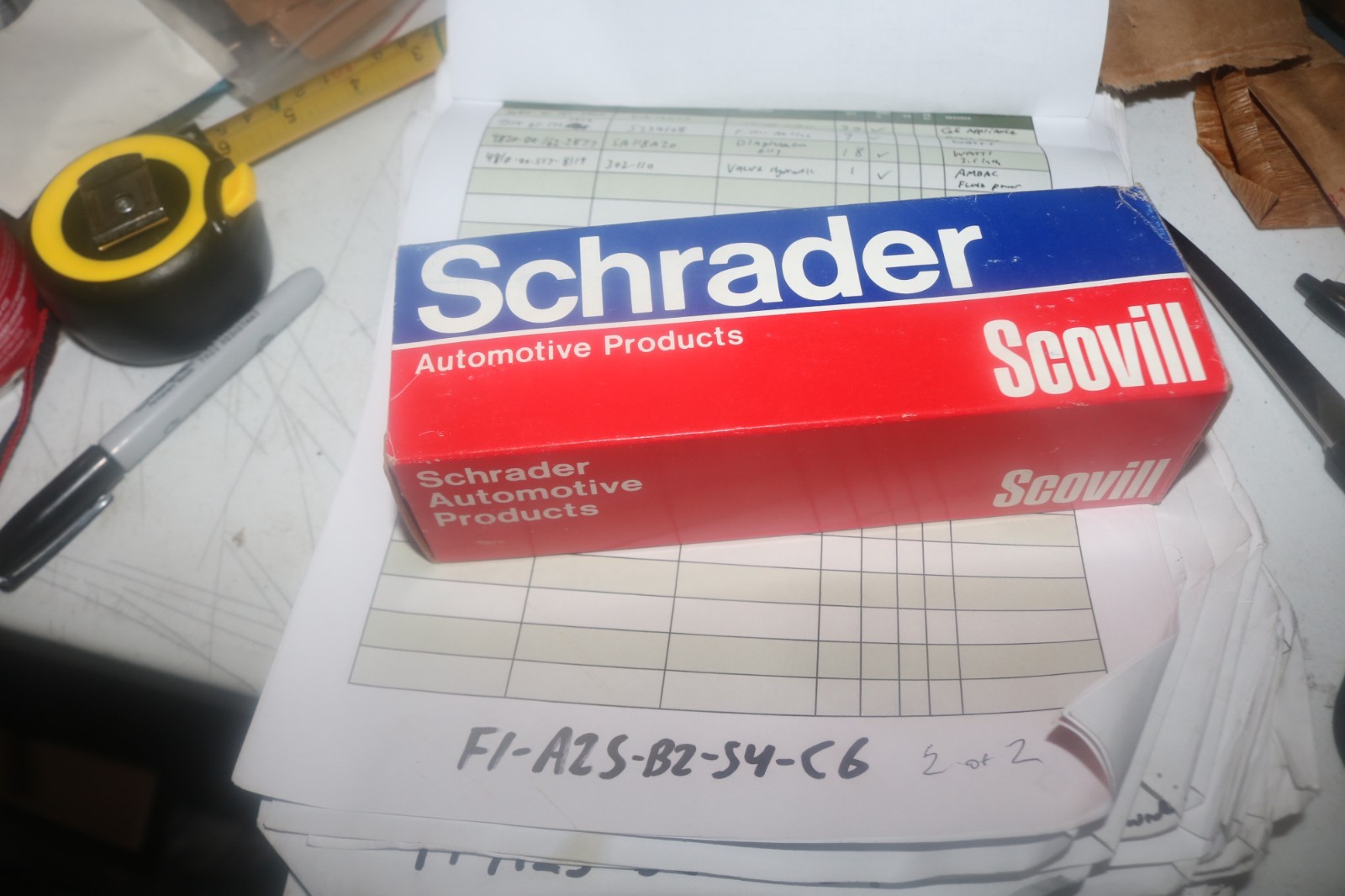 NOS USGI Scovill Schrader tire air fill chuck PN 1417 NOS USGI Scovill Schrader tire air fill chuck PN 1417