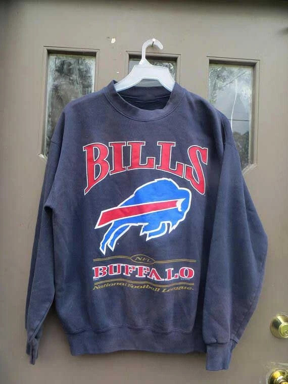 90s Buffalo Bills Remake Sweatshirt Retro Style Navy Unisex Men Women