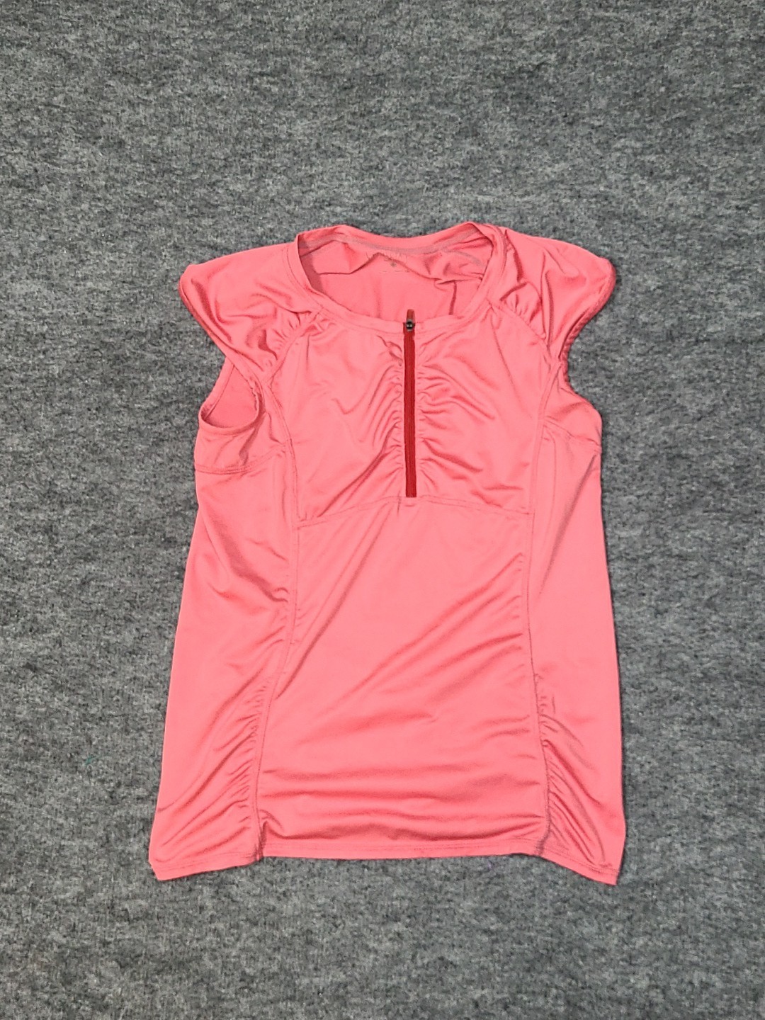 Athleta Intrepid Cap Sleeve Sun Shield Pink Top Size Medium Athleta Intrepid Cap Sleeve Sun Shield Pink Top Size Medium
