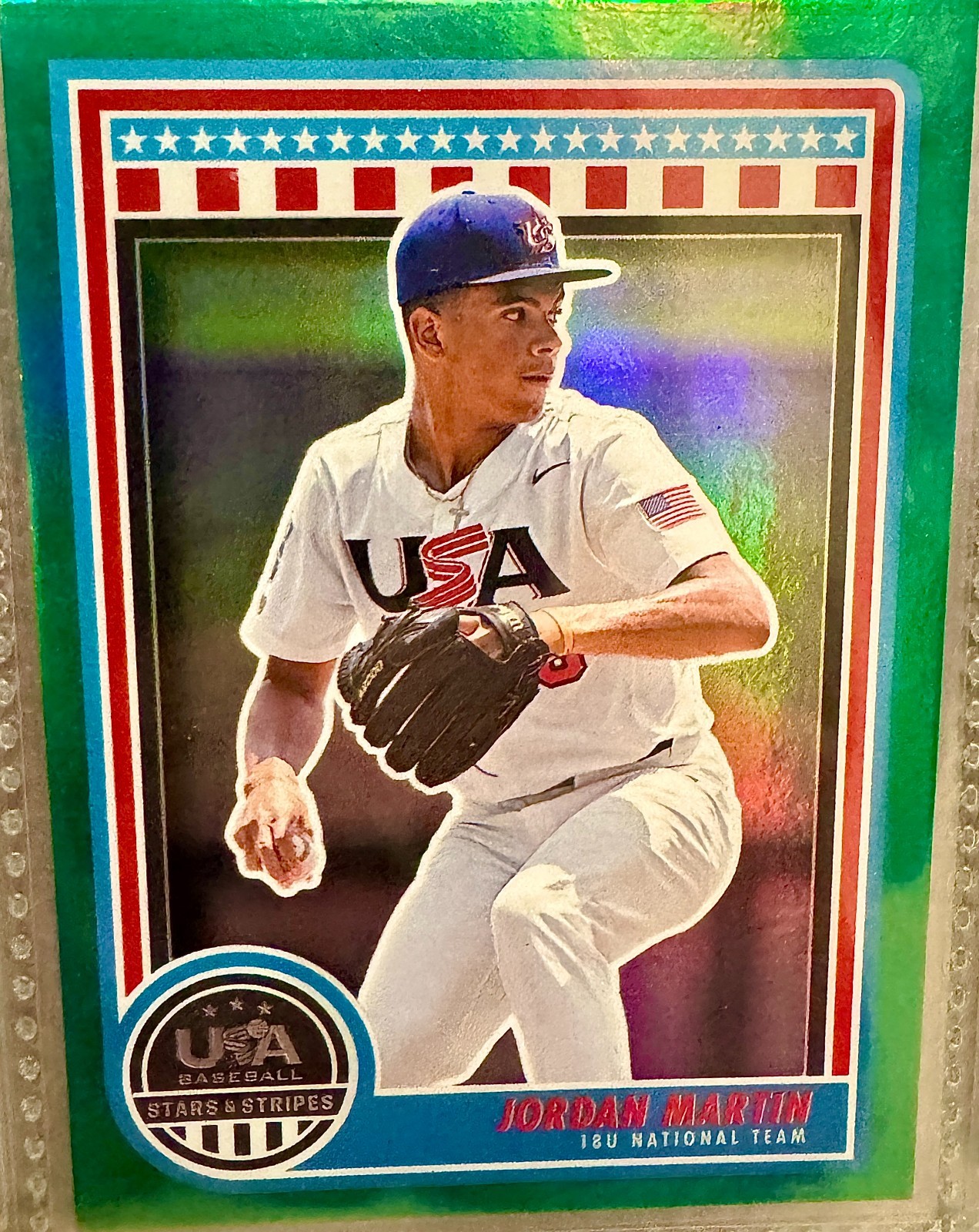 2025 Panini Stars & Stripes - Red/Blue Swirl, Stars, Stripes, Opening Day, Green 2025 Panini Stars & Stripes - Red/Blue Swirl, Stars, Stripes, Opening Day, Green