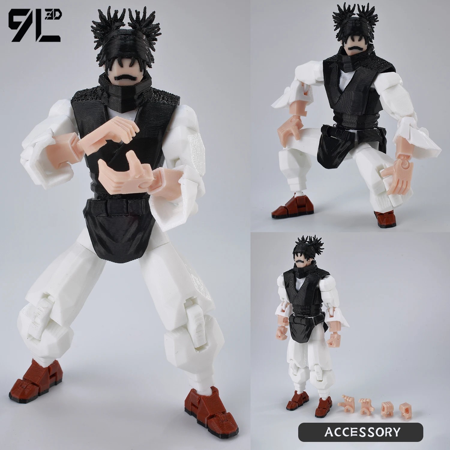 9L 3D Anime Figure Jujutsu Kaisen Sukuna T13 Movable Dummy Lucky13 Toy Gift