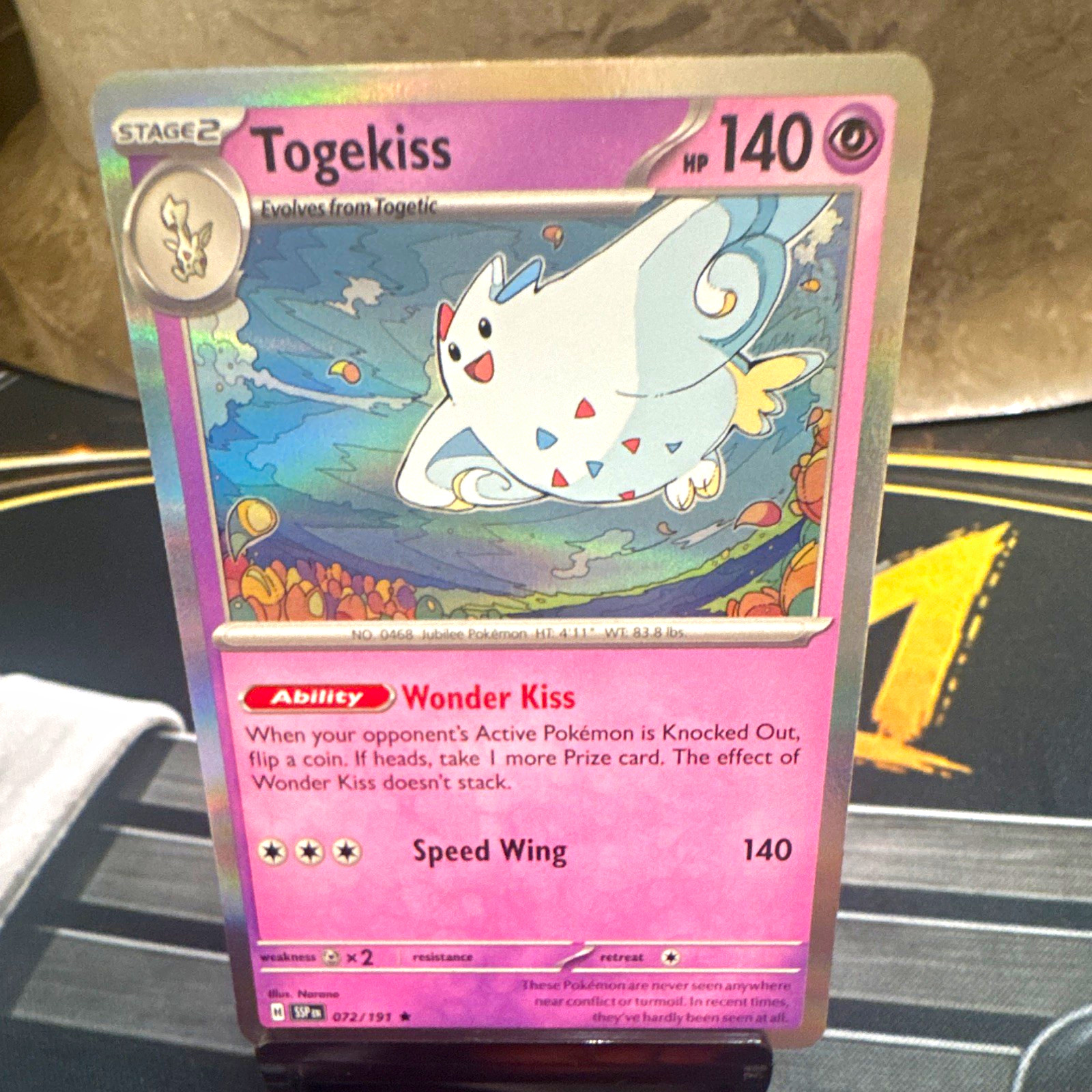 The Pokémon Company Togekiss 072/191 Misc Cards & Products Cosmos Holo 140HP EN The Pokémon Company Togekiss 072/191 Misc Cards & Products Cosmos Holo 140HP EN