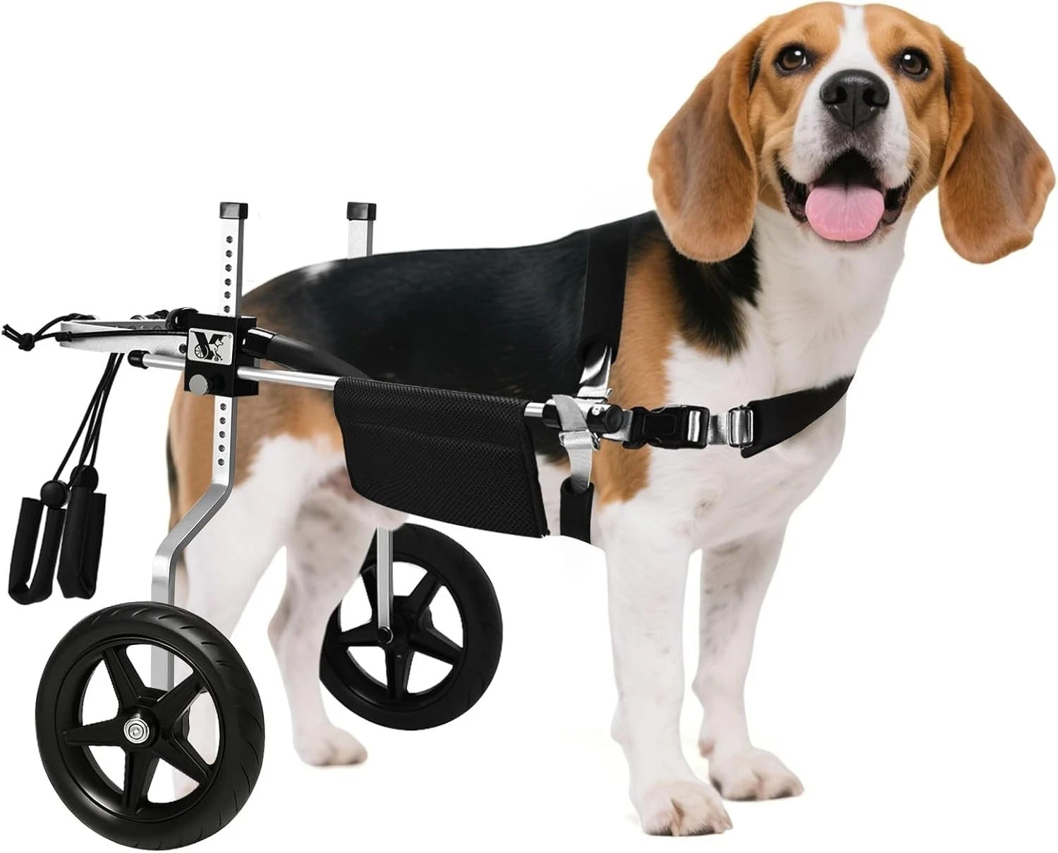 Virbraroo Medium Dog Wheelchair For Back Legs All Terrain Tires Open Box 8-11lbs