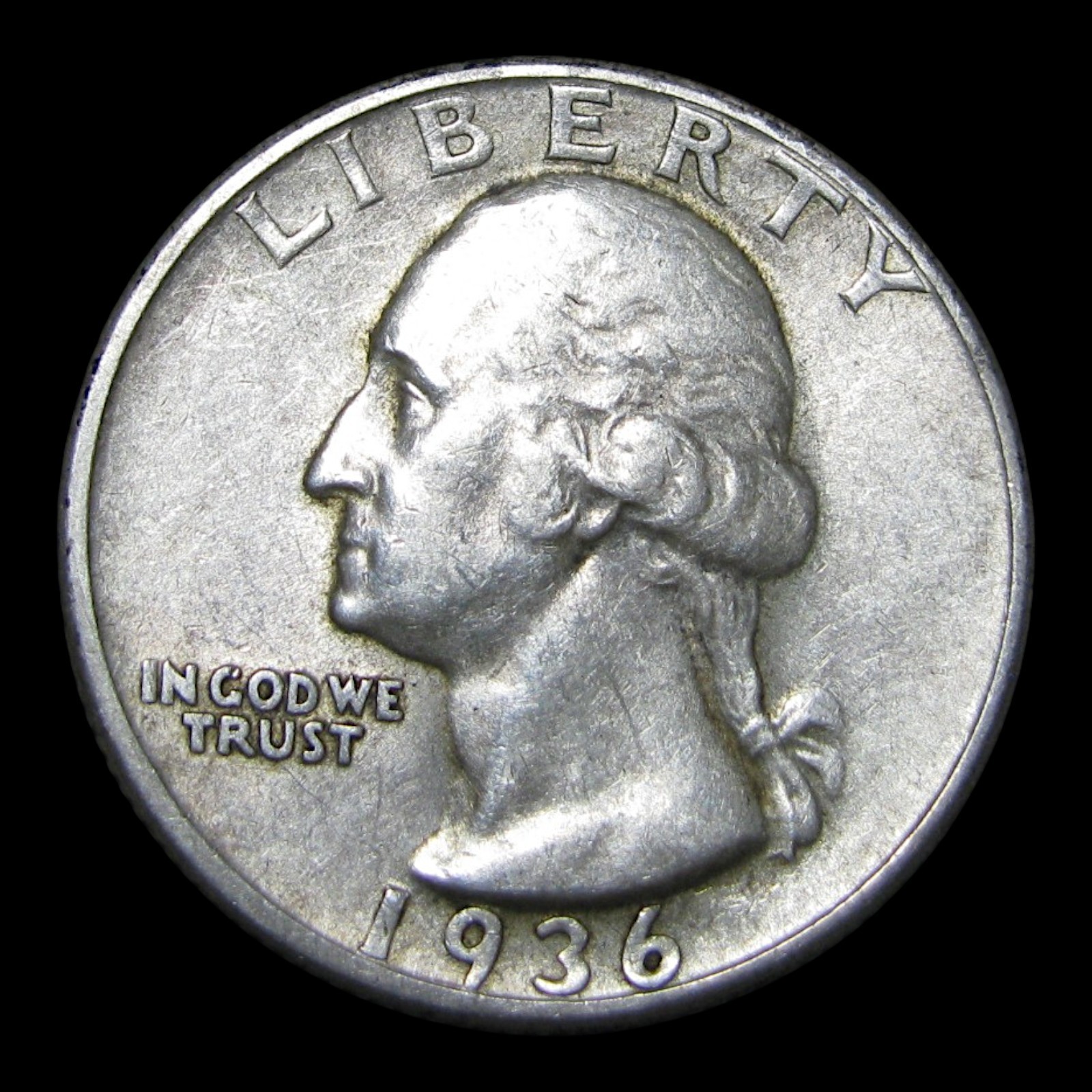 1936-D/D/D Washington Quarter Silver ---- Stunning Condition Coin ---- #KK646 1936-D/D/D Washington Quarter Silver ---- Stunning Condition Coin ---- #KK646