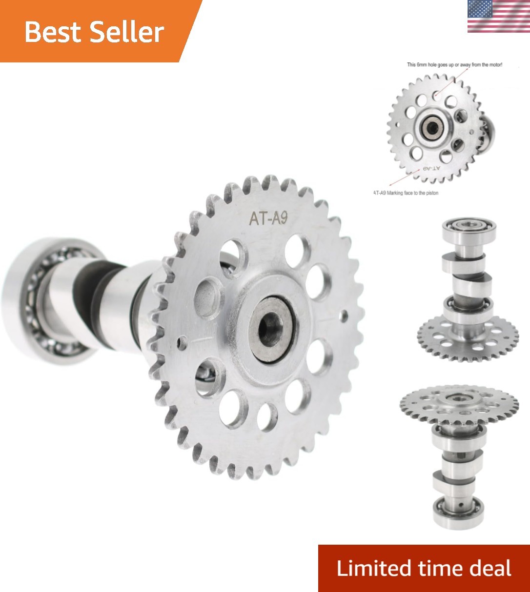 Precision Engineered Camshaft for GY6 125cc to 180cc - Boost Performance