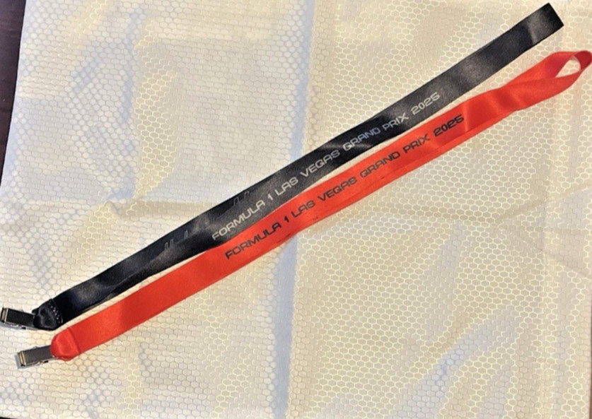 Official LAS VEGAS FORMULA 1 GRAND PRIX LANYARD 2025 Official LAS VEGAS FORMULA 1 GRAND PRIX LANYARD 2025