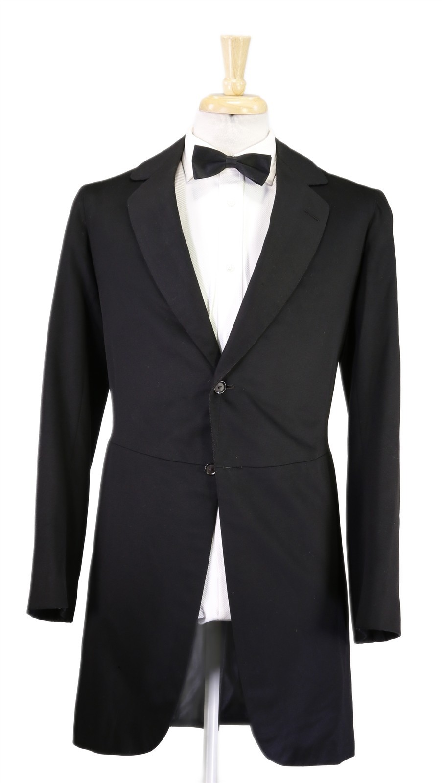 Vintage 1912 Victorian Era 2-Btn Wool Dinner Tails Formal Blazer Jacket 36R