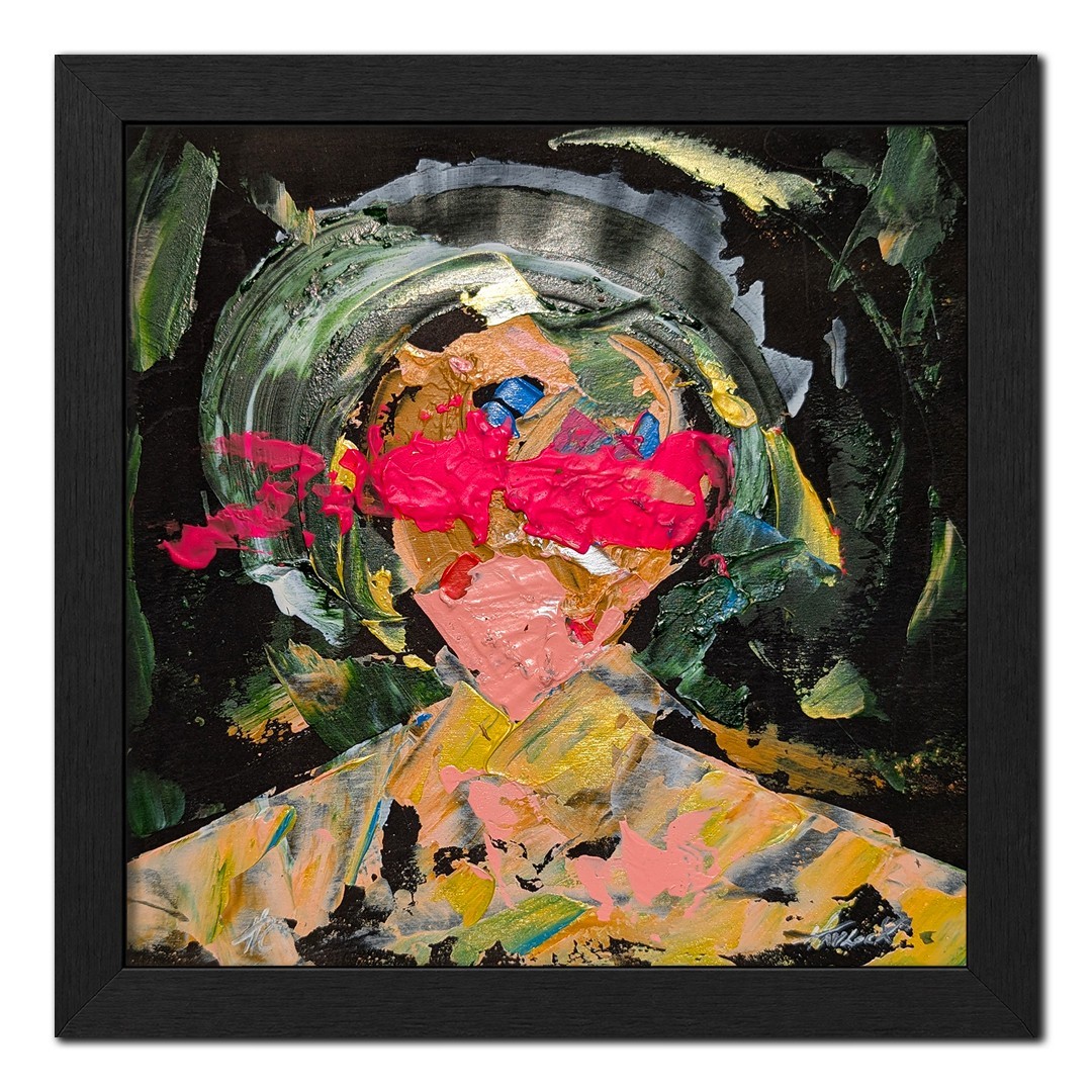 Soma Holds Secrets, Original Painting Modern Abstract Under Pressure, HAVLOCK