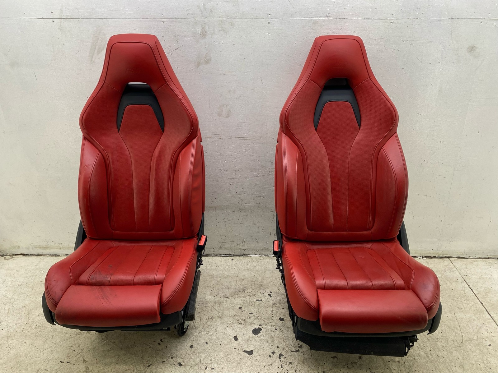 2015-2019 BMW X6M F86 OEM FRONT RIGHT & LEFT VENTILATED/HEATED SEATS SET X2