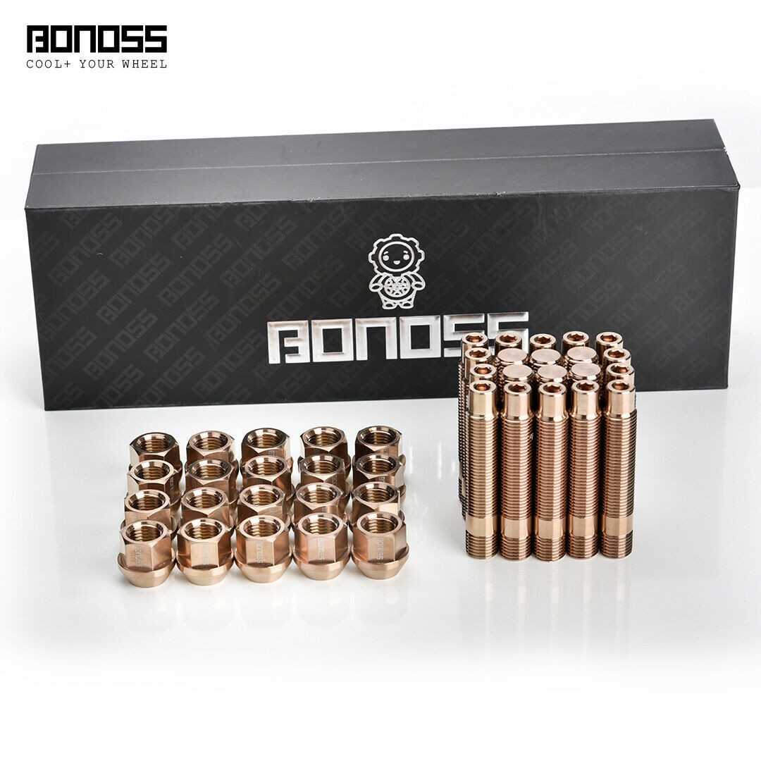 20Pc BONOSS Race Titanium Bolts Conversion M14x1.25 for BMW M340i 330i G20 G80