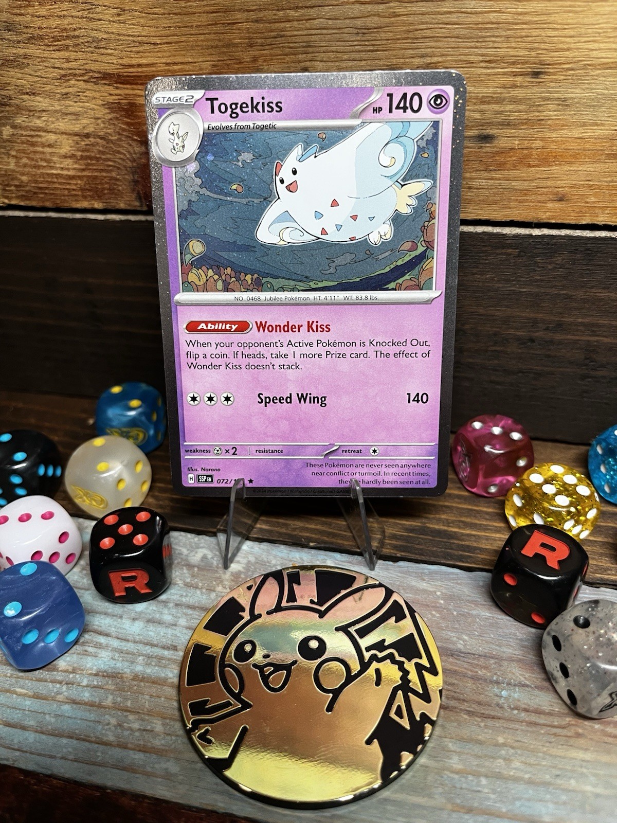 Togekiss 072/191 Cosmos Holo Promo Surging Sparks SSP Pokemon TCG NM Near Mint