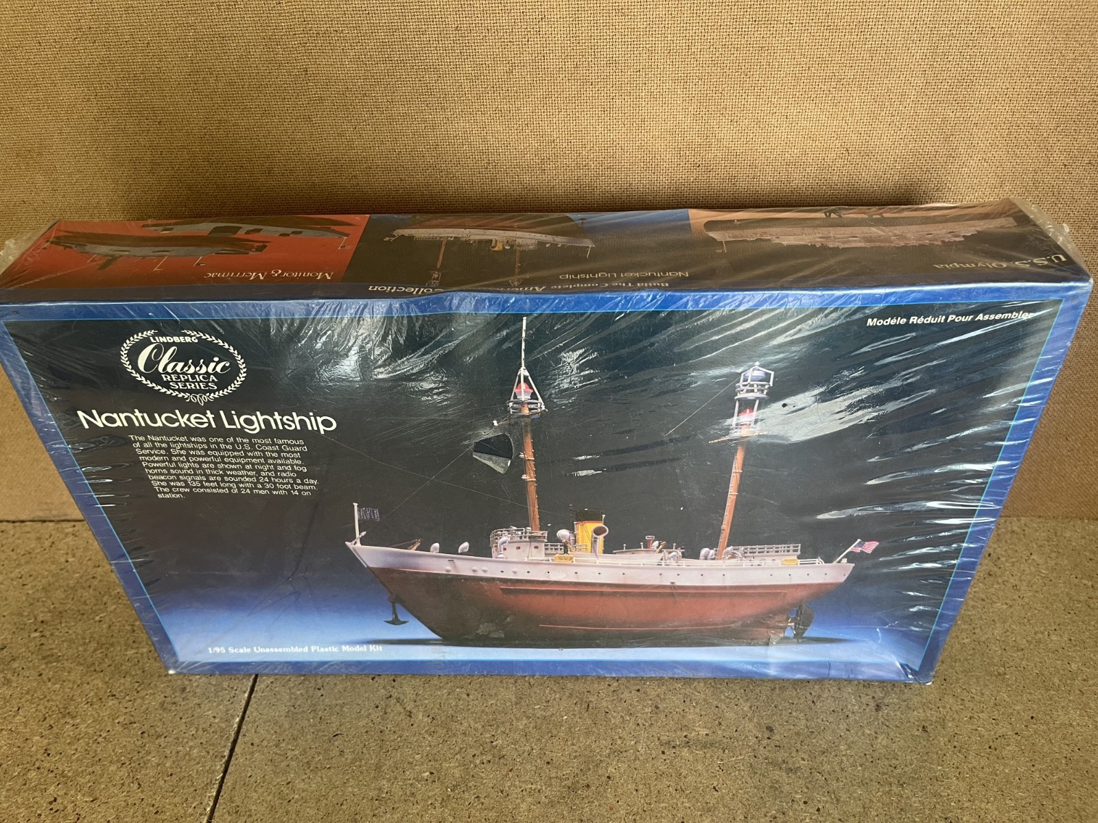 Lindberg Classic Replica Series # 717 Nantucket Lightship SEALED