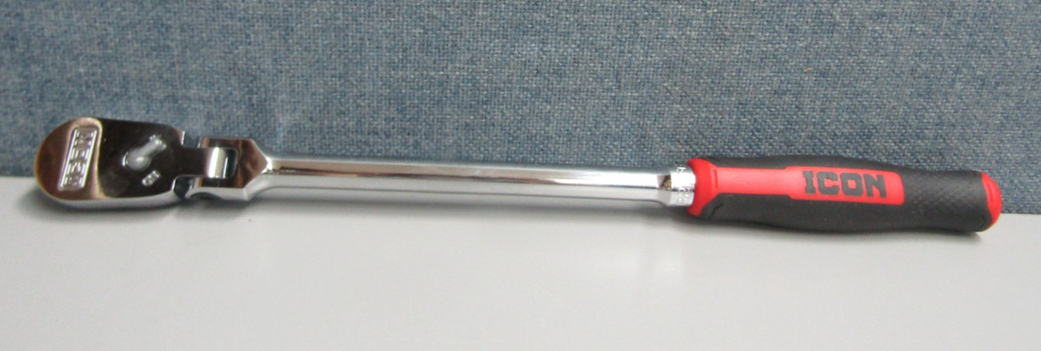 ICON G2 3/8” Drive 14” Long-Reach Flex Ratchet With Comfort Grip R2LFG NEW SHIP ICON G2 3/8” Drive 14” Long-Reach Flex Ratchet With Comfort Grip R2LFG NEW SHIP