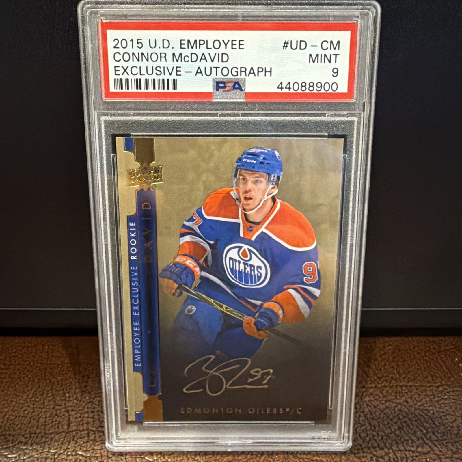 connor mcdavid 2015 UD employee exclusive auto psa 9 pop 3🔥🔥