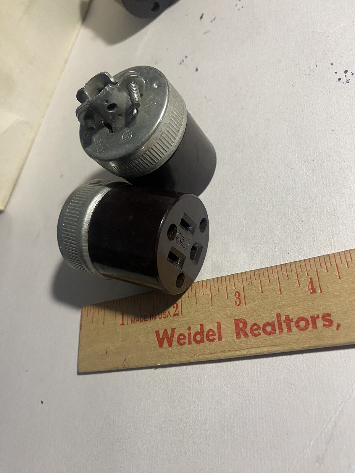 2 Pc Female Cord End Eagle Made In USA